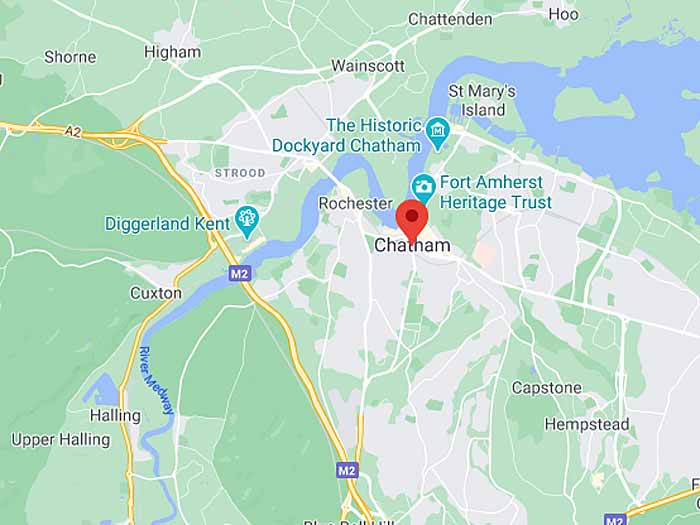 google map of chatham