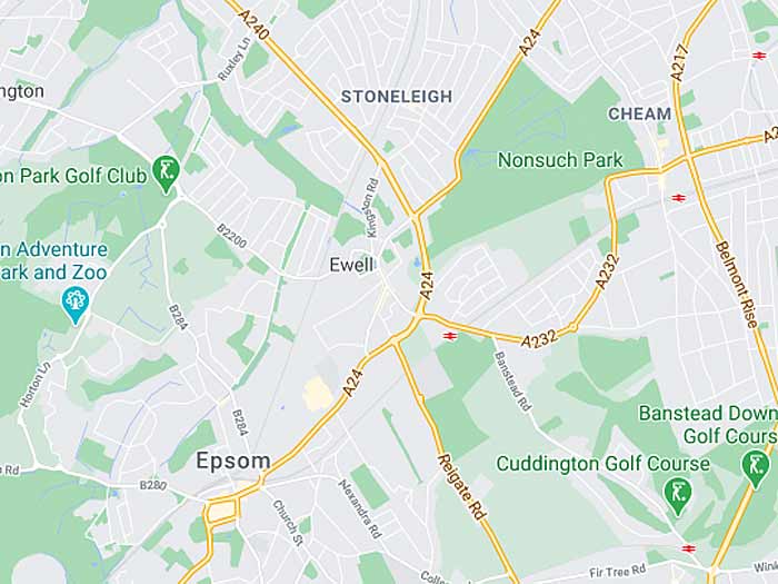 google map of ewell