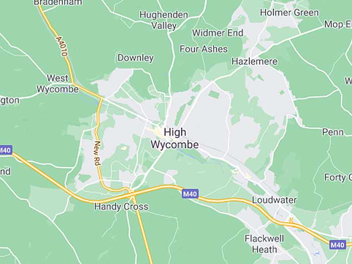 google map of high-wycombe